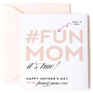 "#Fun Mom" Mother's Day Card