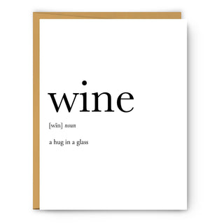 "Wine Definition" Card