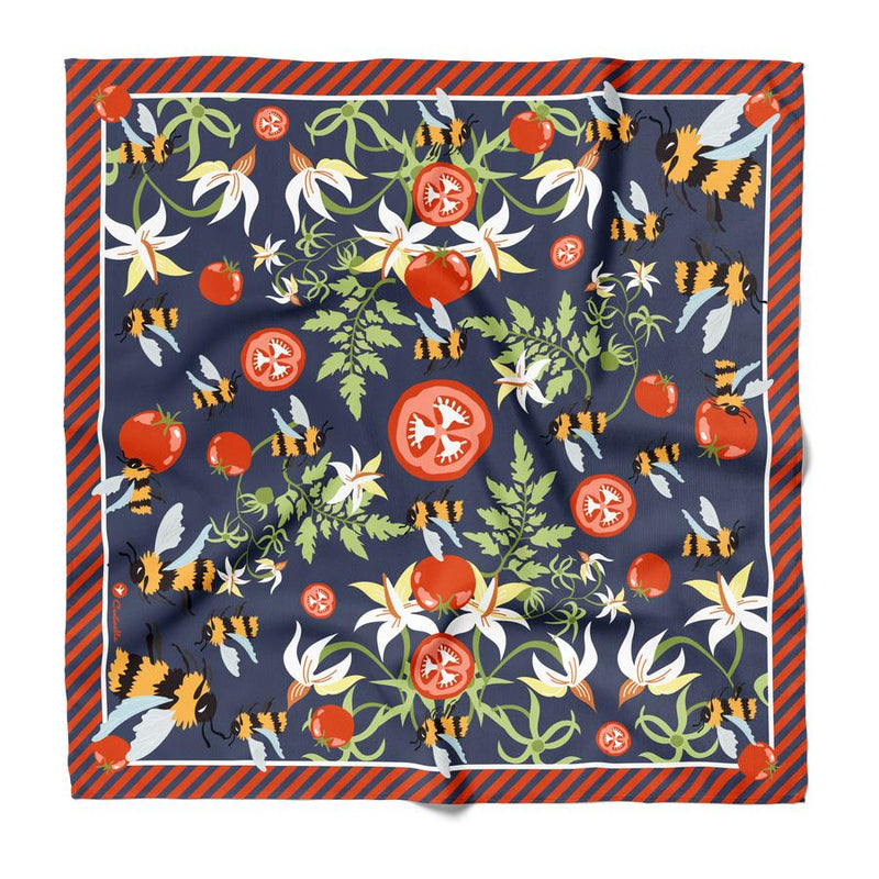 centinelle.centinelle Strawberries and Foxes - Twilly Skinny Scarf