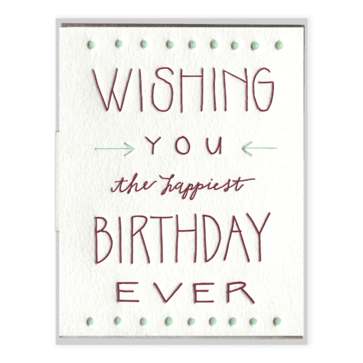 "Happiest Birthday Ever" Card