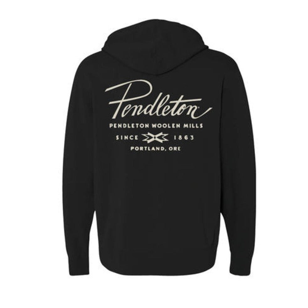 Pendleton Antique Logo Graphic Hoodie - Black