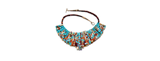 Reversible Mosaic Necklace by Charlene Reano