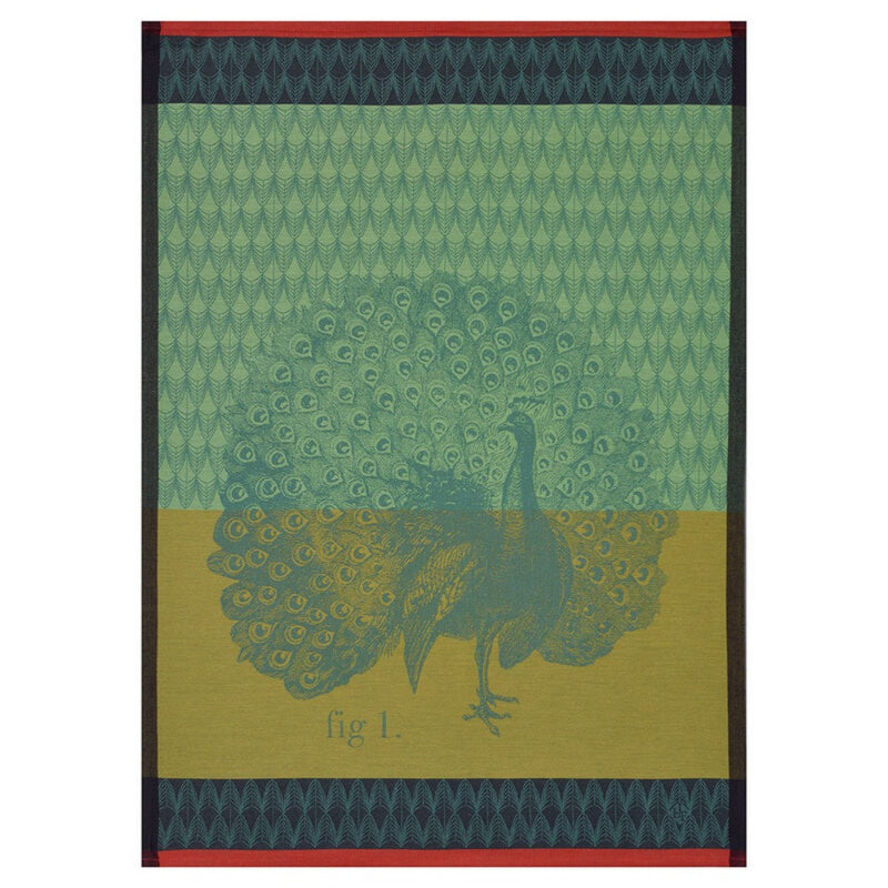 Planche Animaux Peacock Kitchen Towel